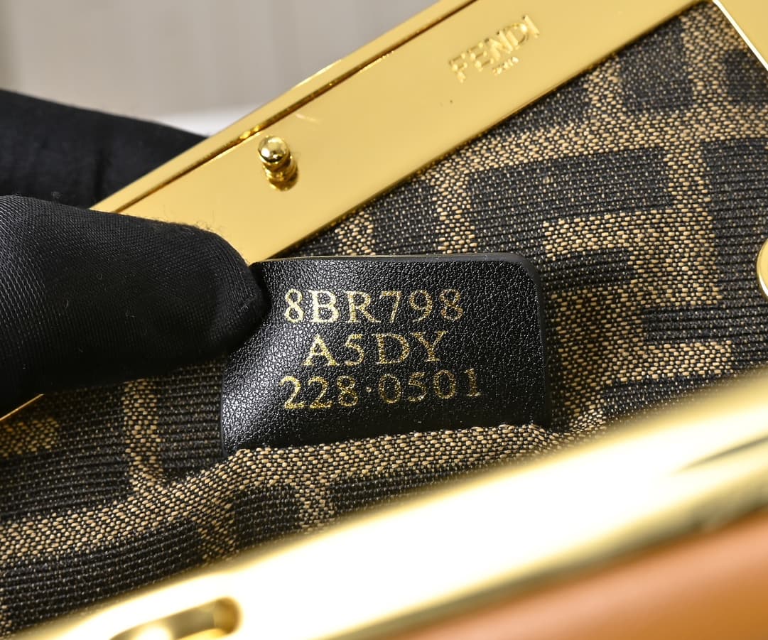 Fendi Gold Large Crossbody Bag 80016