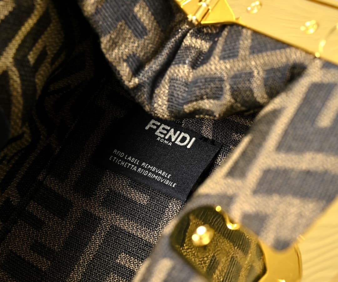 Fendi Gold Large Crossbody Bag 80016