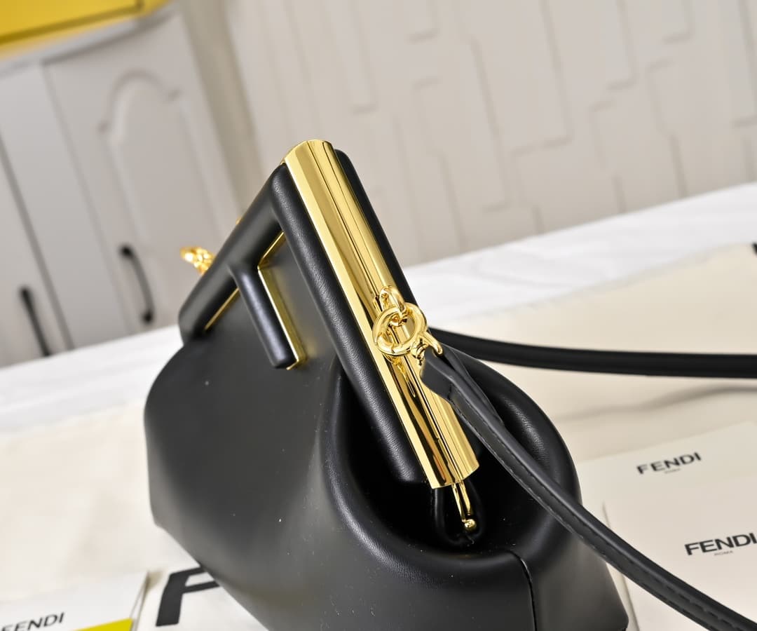 Fendi Gold Large Crossbody Bag 80016