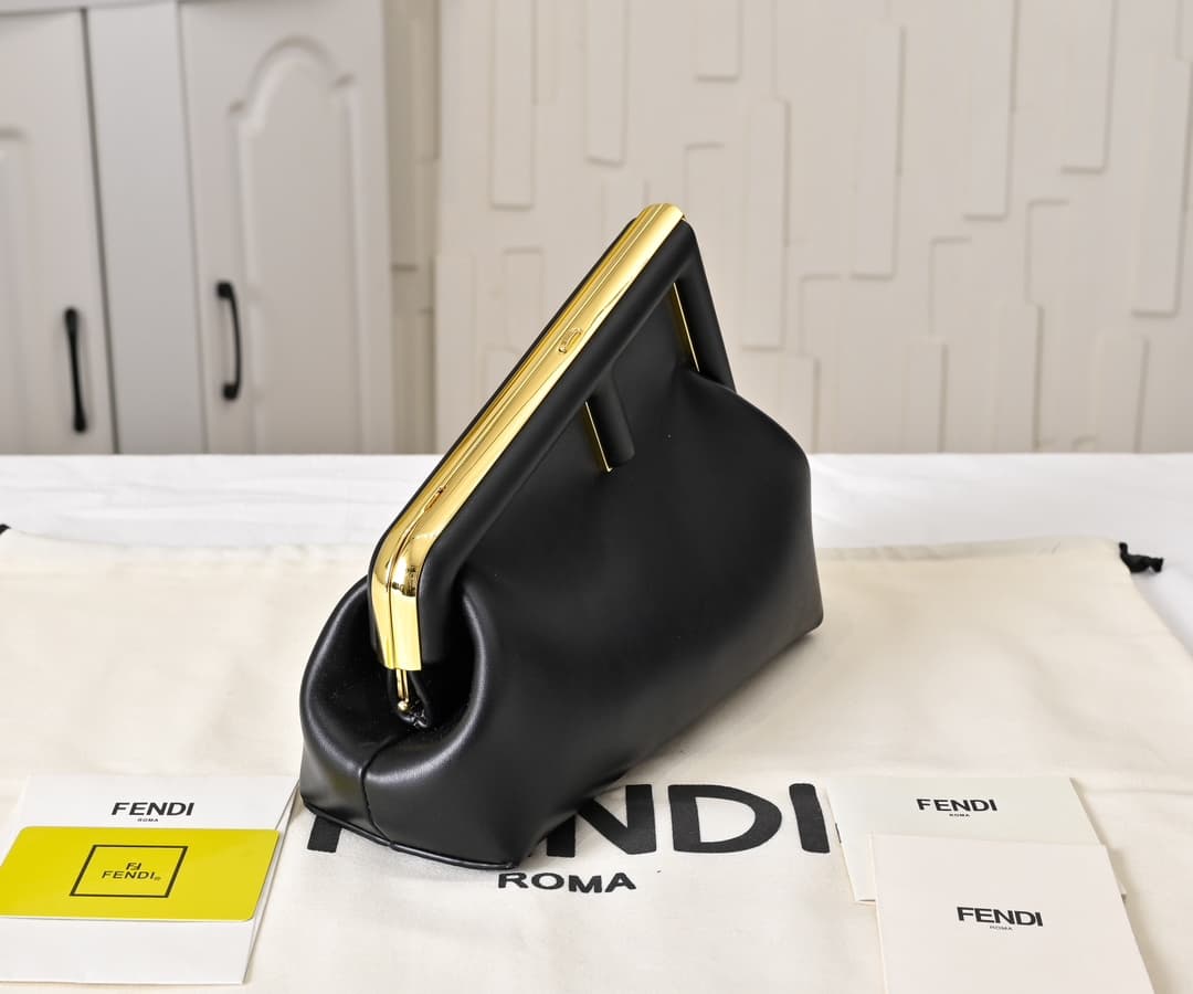 Fendi Gold Large Crossbody Bag 80016