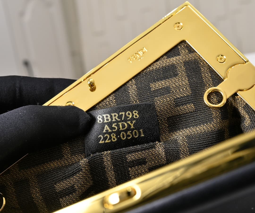 Fendi Gold Large Crossbody Bag 80016