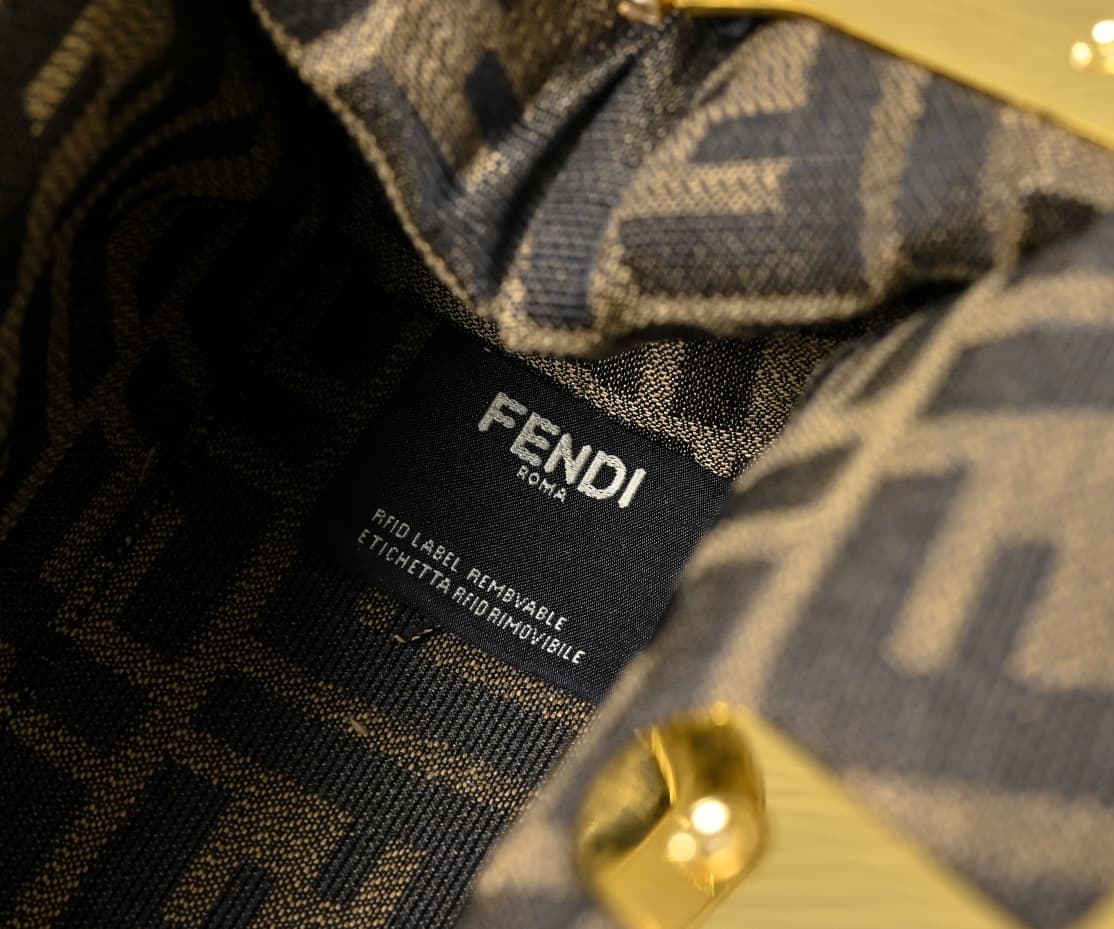 Fendi Gold Large Crossbody Bag 80016