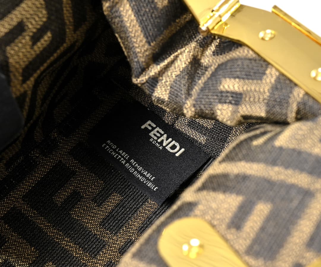 Fendi Gold Large Crossbody Bag 80016