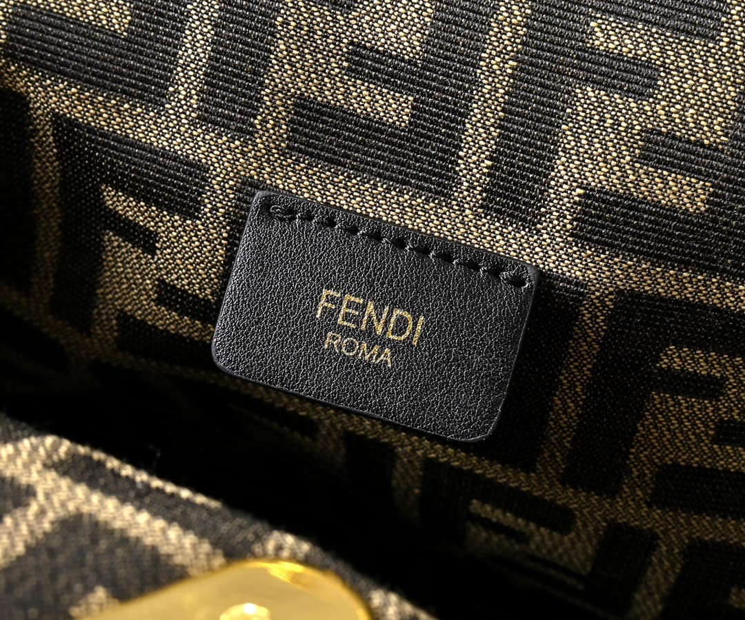 Fendi Gold Large Crossbody Bag 80017
