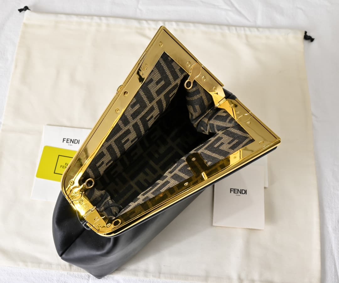 Fendi Gold Large Crossbody Bag 80017