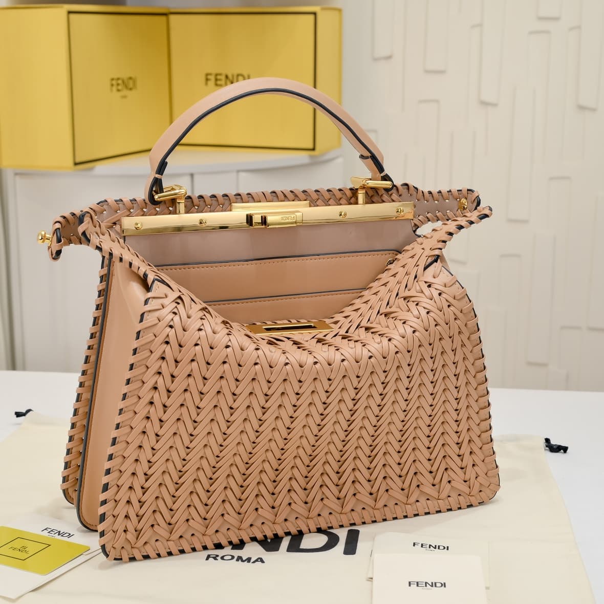 Fendi Gold Large Product 3317