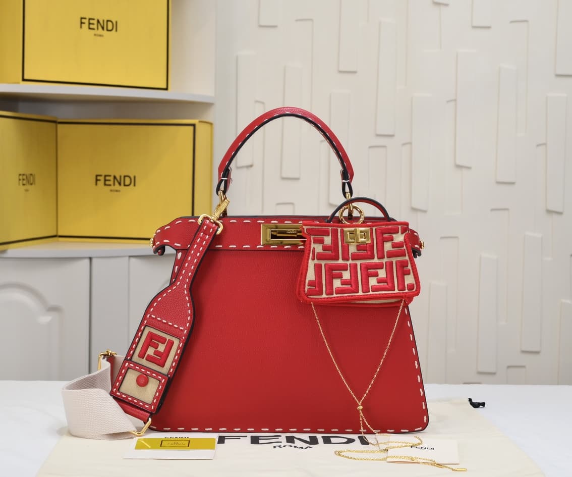 Fendi Gold Bag 3310