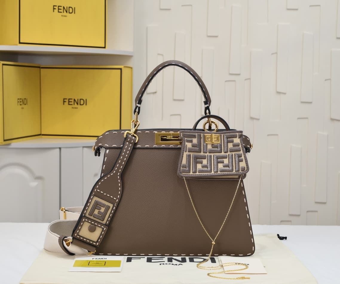 Fendi Gold Bag 3310