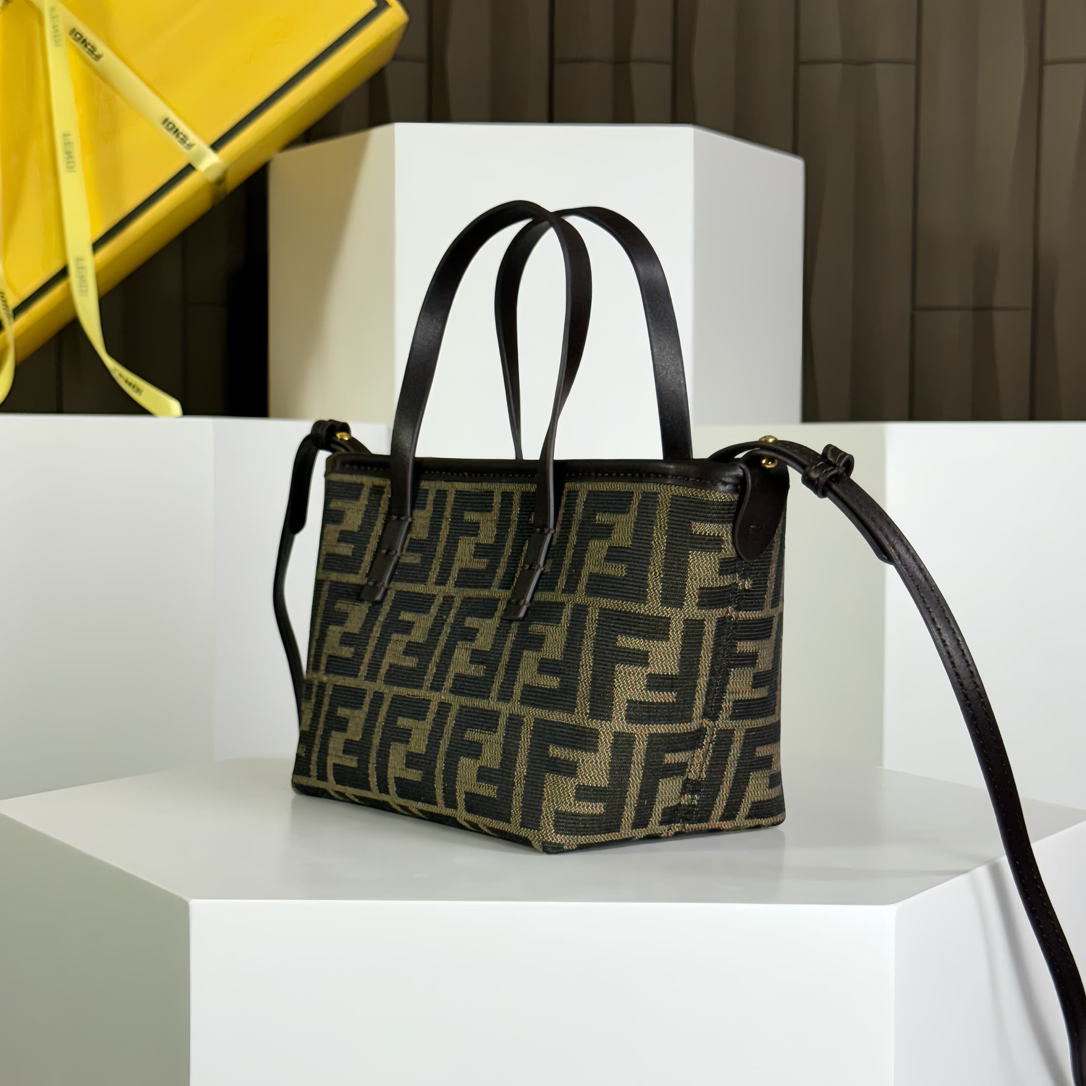 Fendi Brown Mini Crossbody Bag 7723