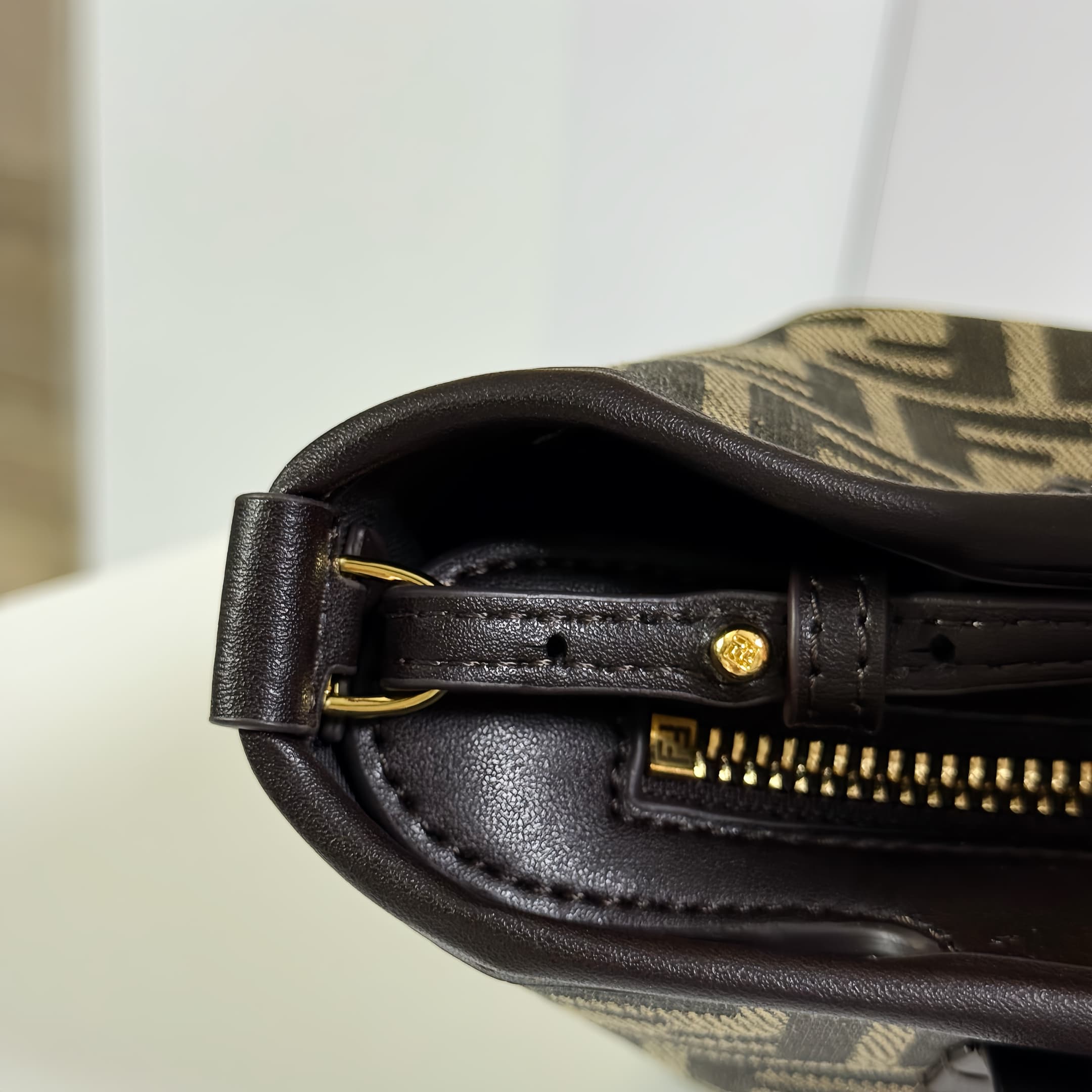 Fendi Brown Mini Crossbody Bag 7723