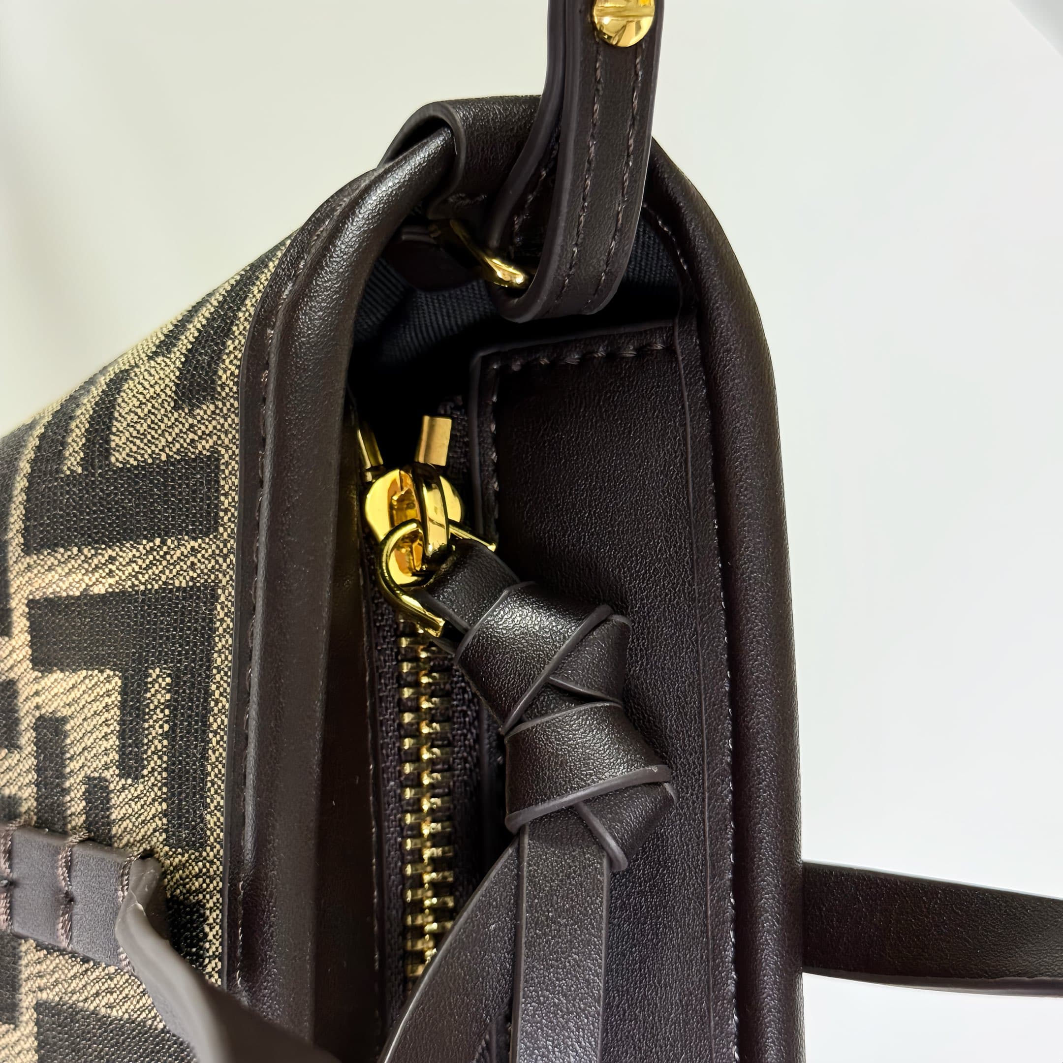 Fendi Brown Mini Crossbody Bag 7723