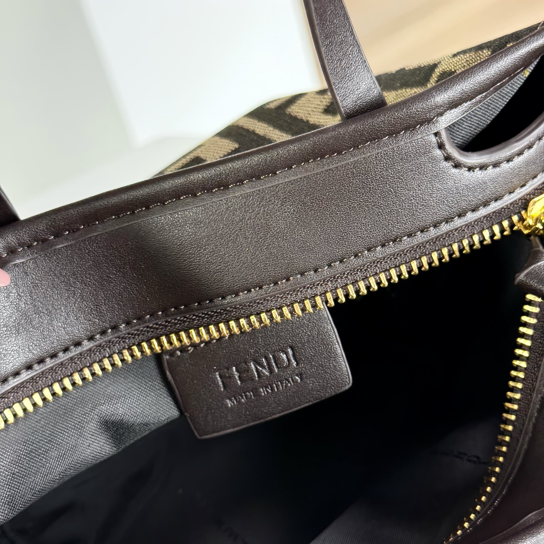 Fendi Brown Mini Crossbody Bag 7723