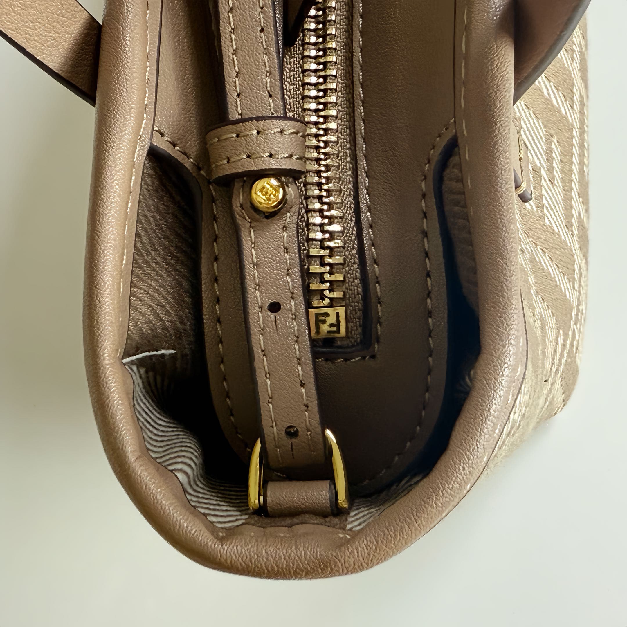 Fendi Brown Mini Crossbody Bag 7723