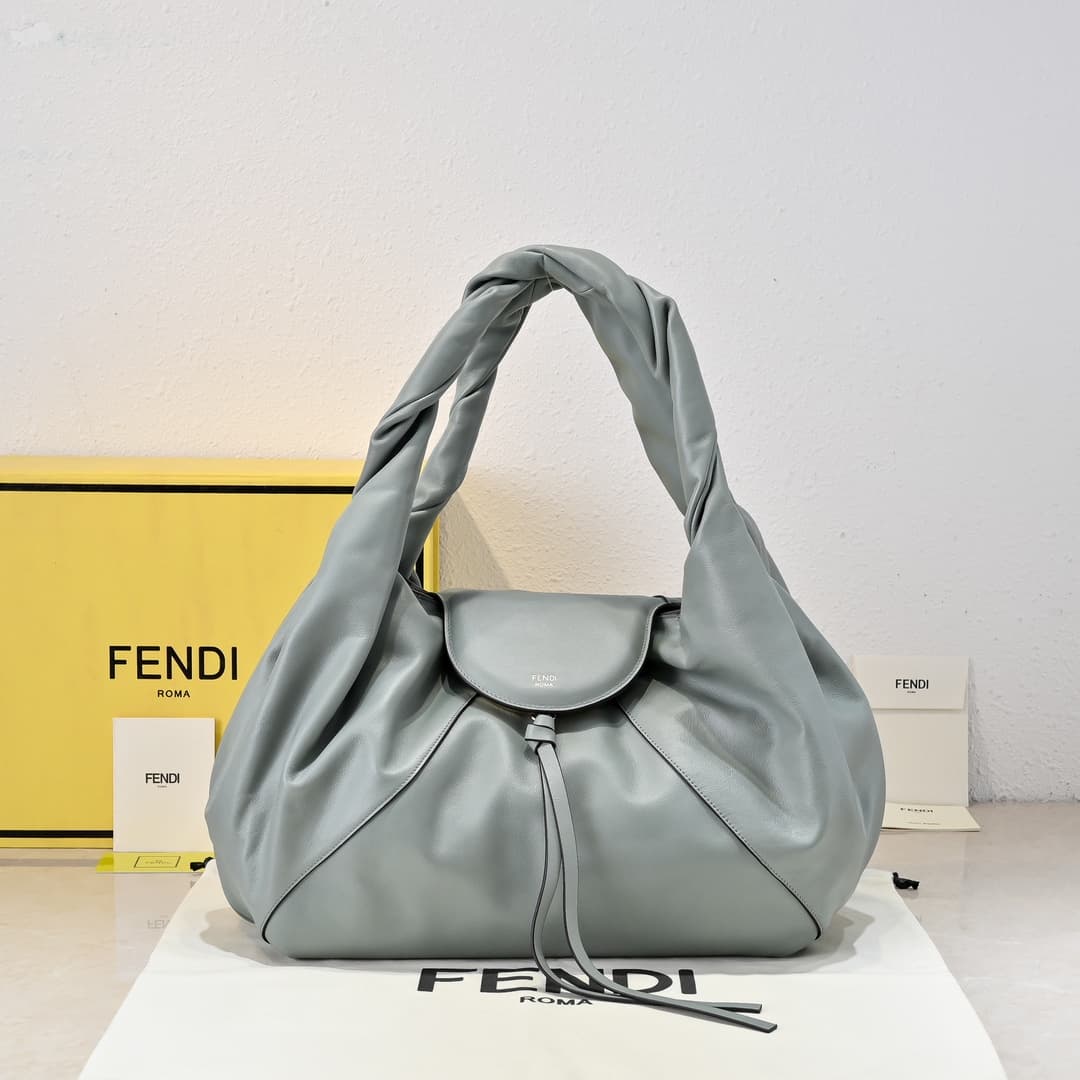 Fendi Black Large Shoulder Bag 5502