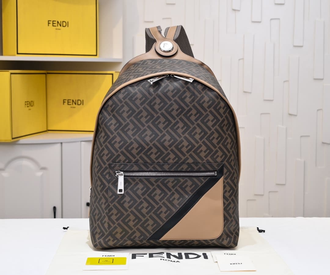 Fendi Gold Large Backpack 8961