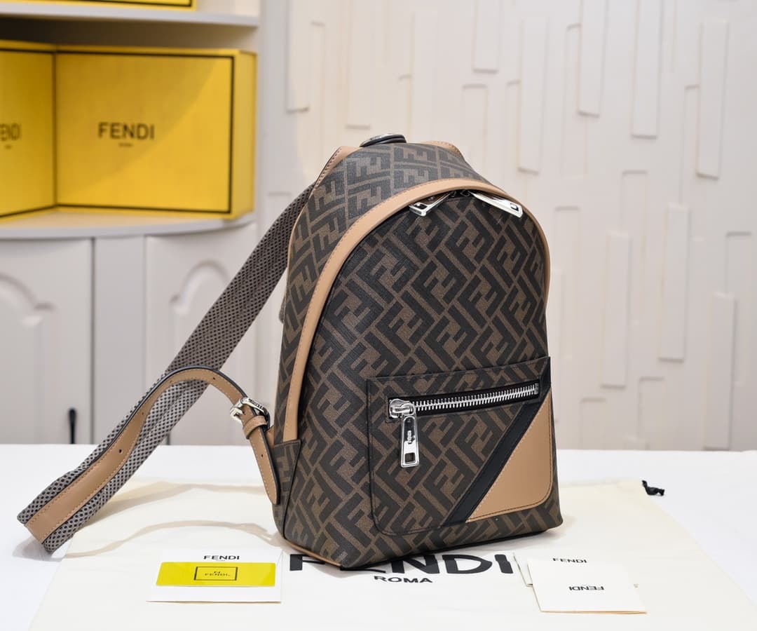 Fendi Gold Large Backpack 8961
