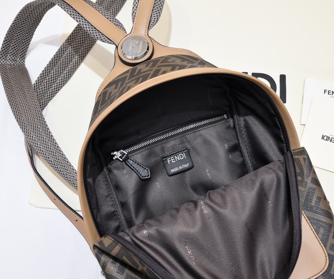 Fendi Gold Large Backpack 8961
