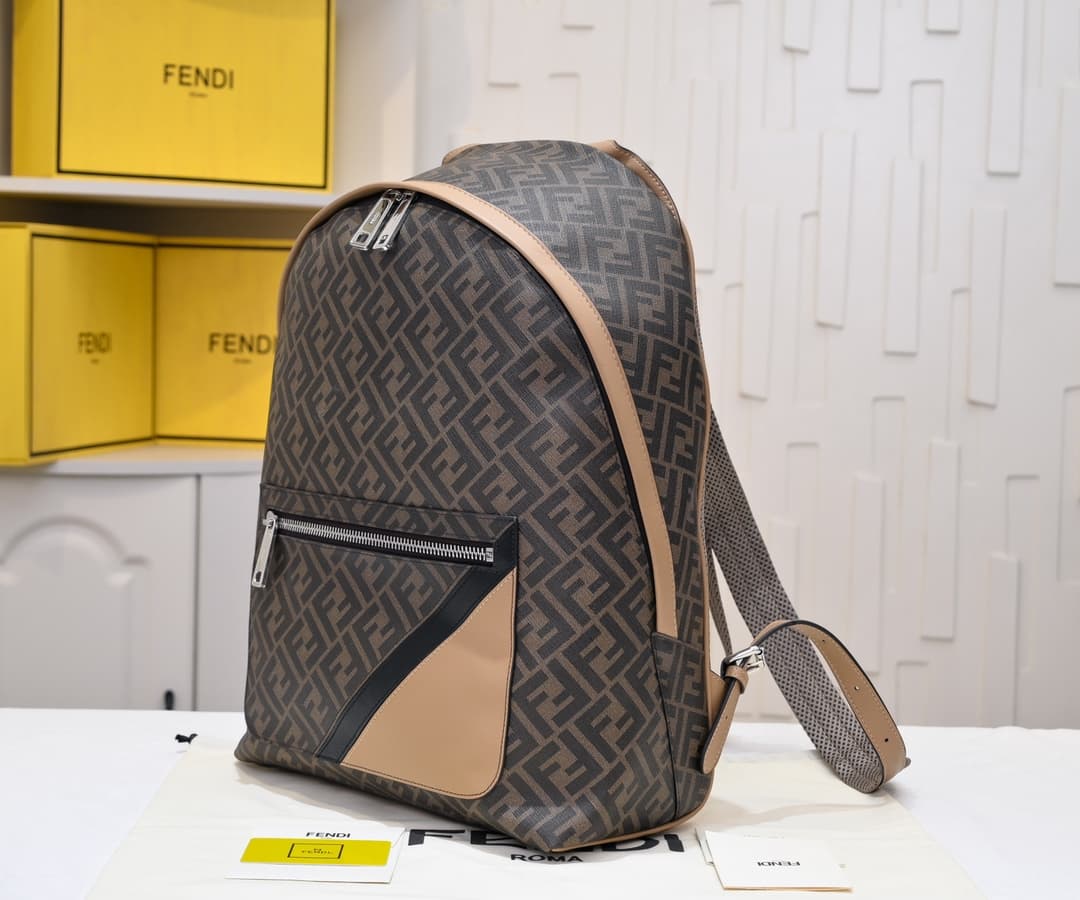 Fendi Gold Small Backpack 8962