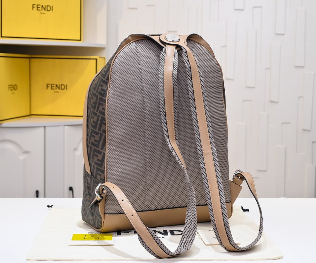 Fendi Gold Small Backpack 8962