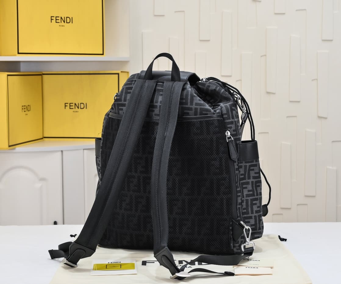 Fendi Brown Large Backpack 3308