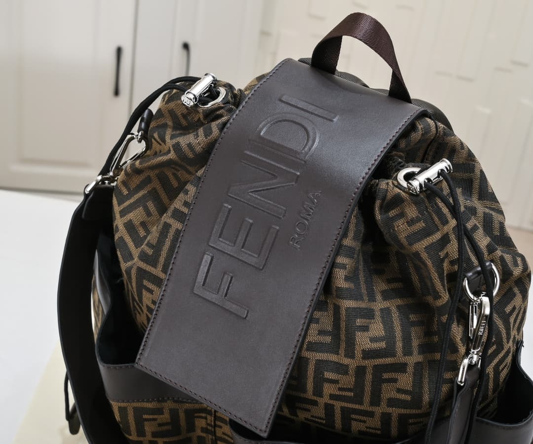 Fendi Brown Large Backpack 3308