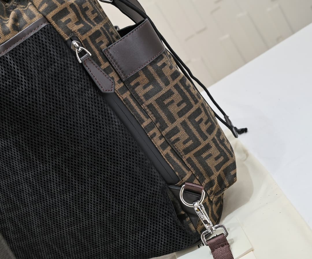 Fendi Brown Large Backpack 3308