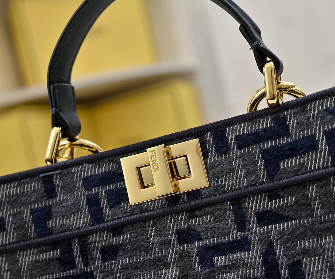 Fendi Gold Crossbody Bag 3367