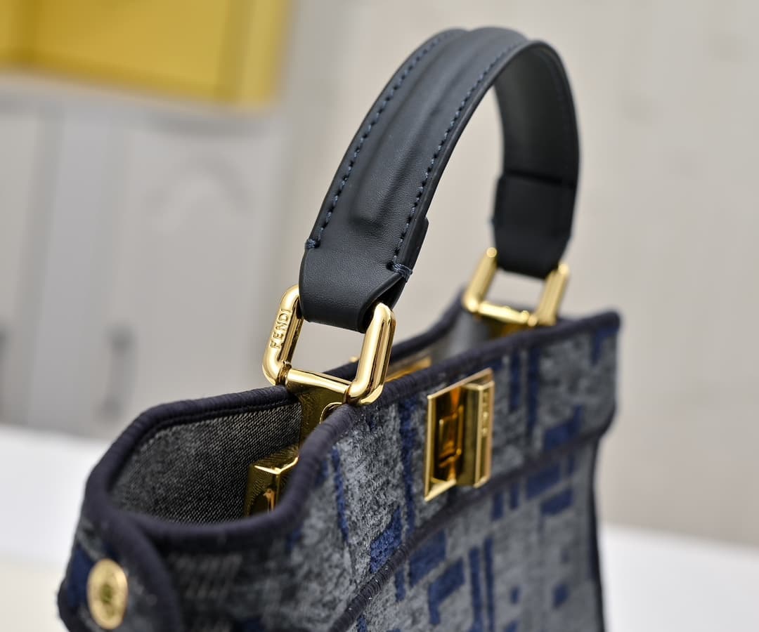 Fendi Gold Crossbody Bag 3367