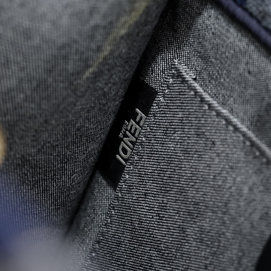 Fendi Blue Small Tote Bag