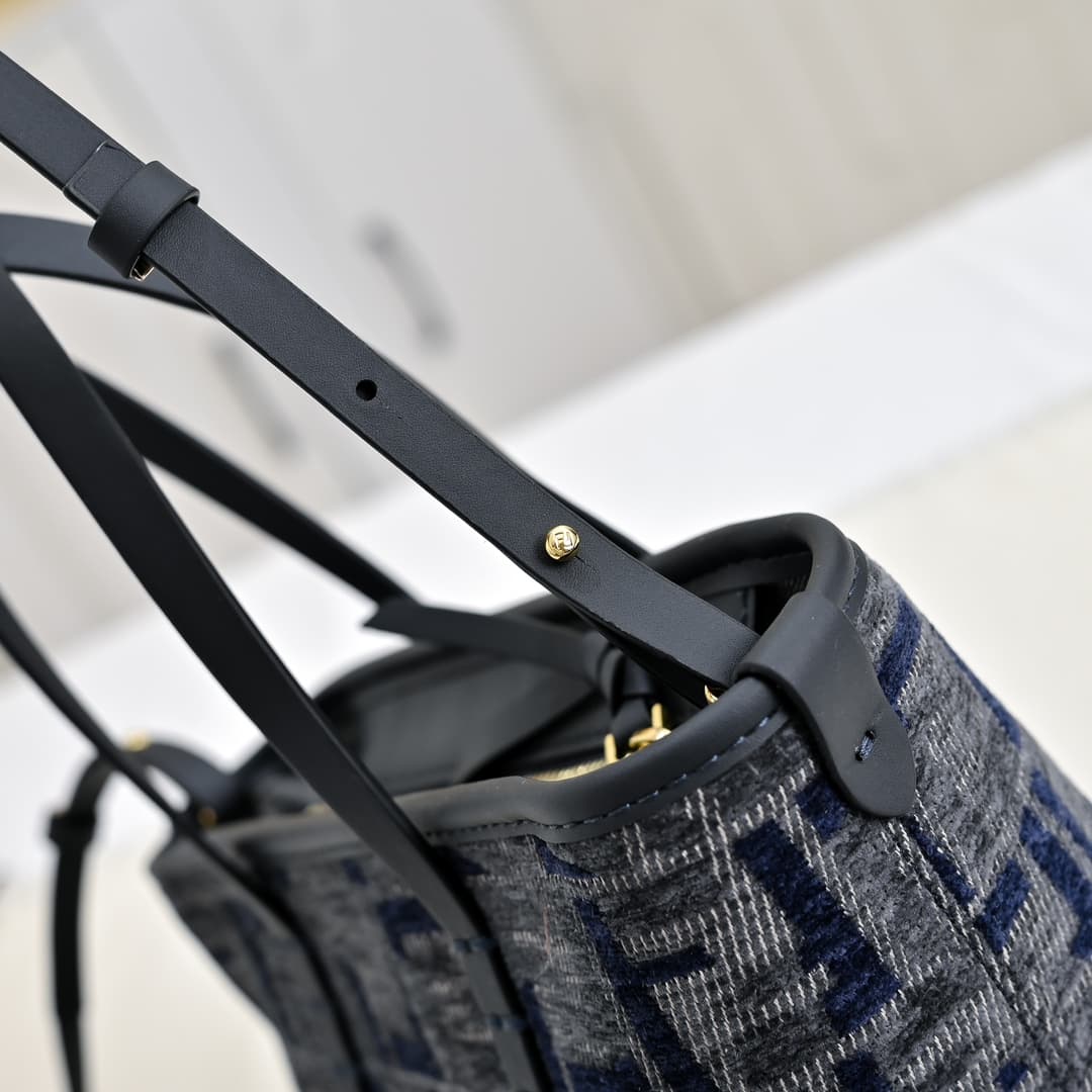 Fendi Blue Mini Crossbody Bag 3366