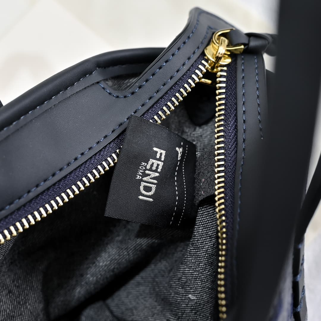 Fendi Blue Mini Crossbody Bag 3366