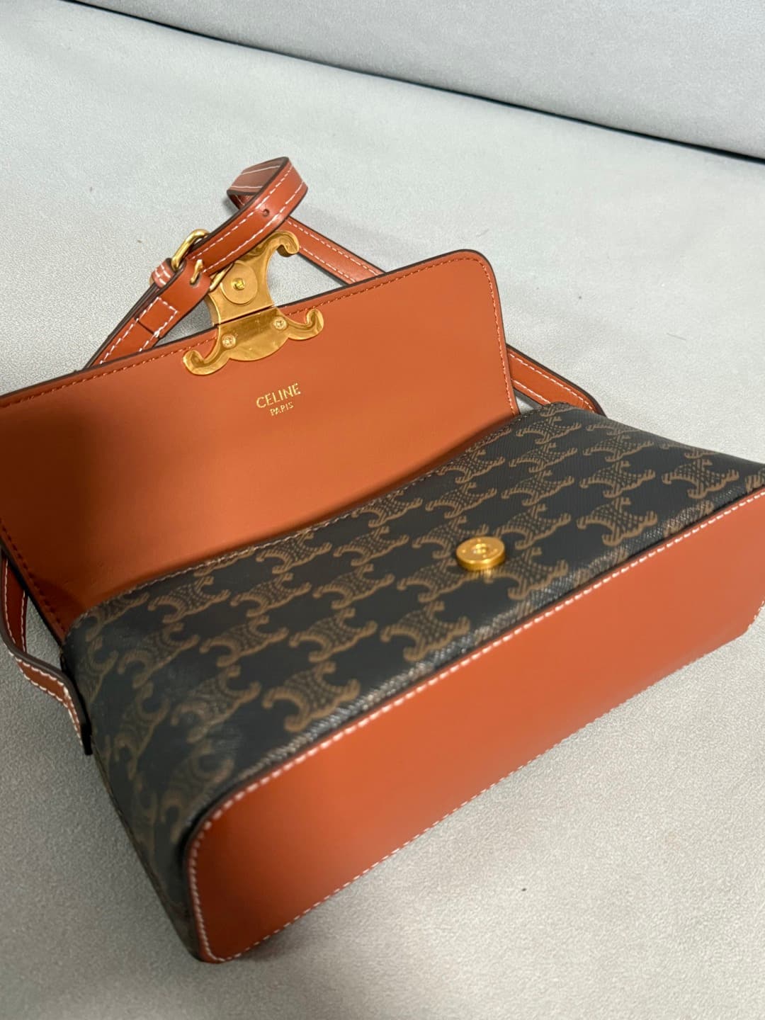 Celine Gold Backpack 6601