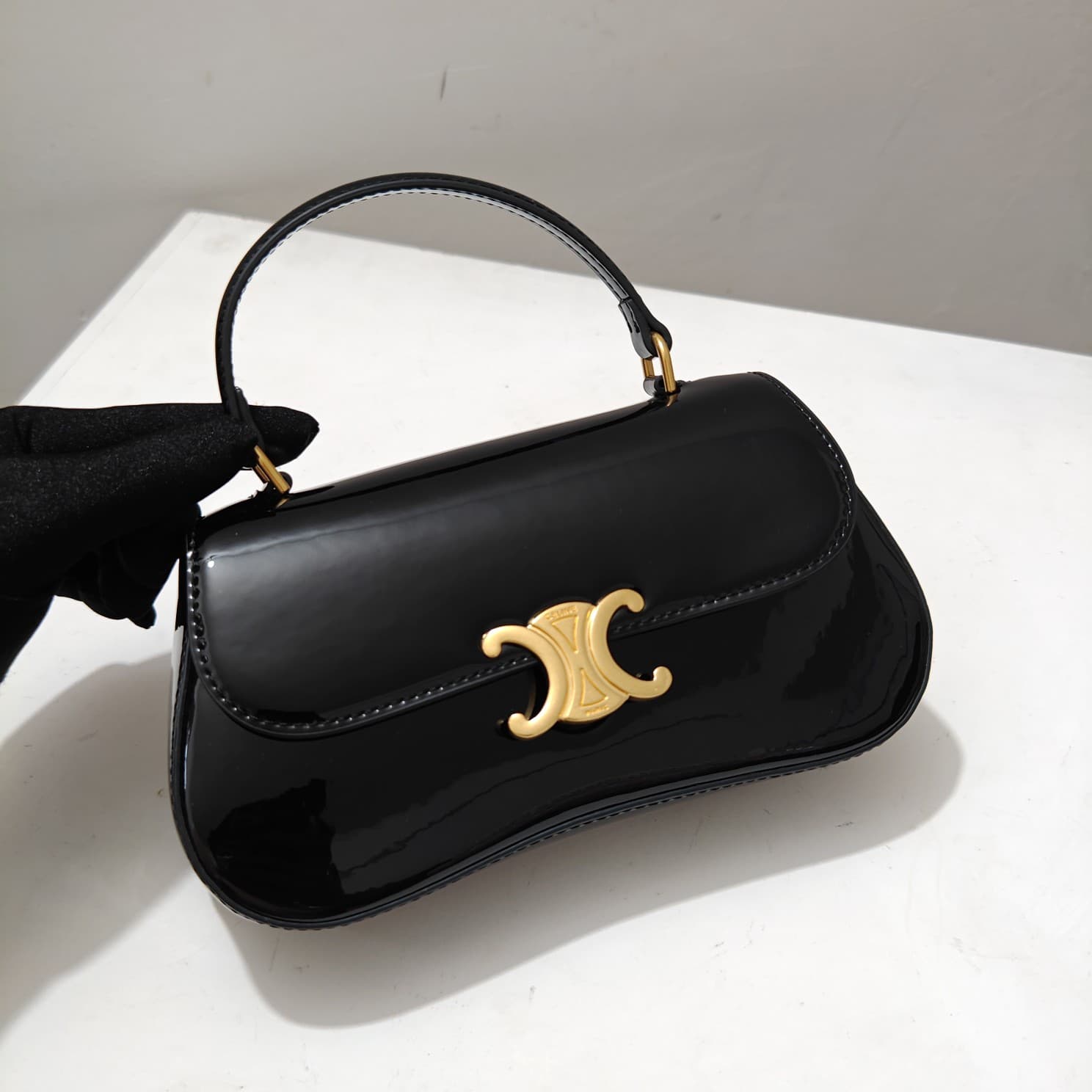 Celine Gold Bag 6369