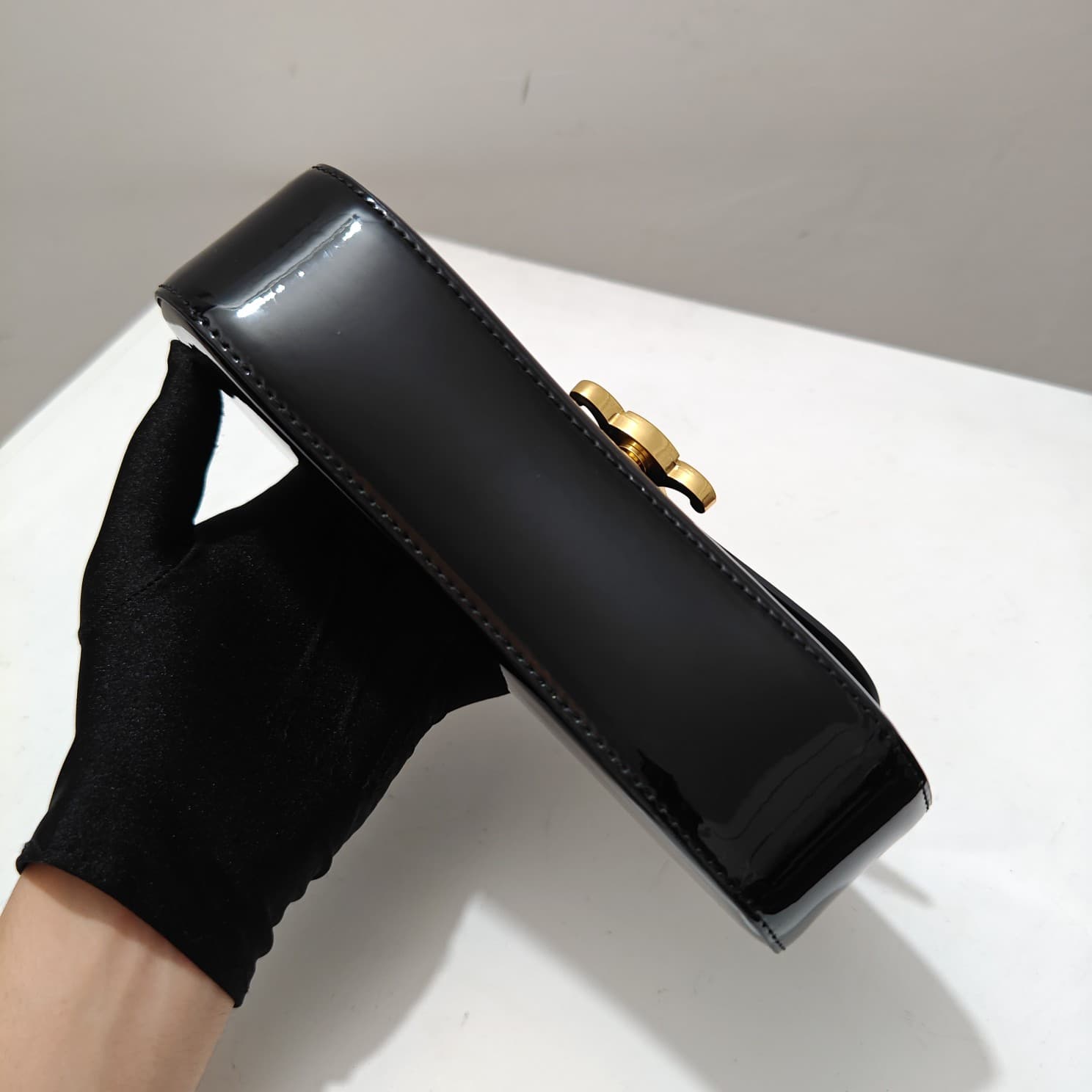 Celine Gold Crossbody Bag 6369