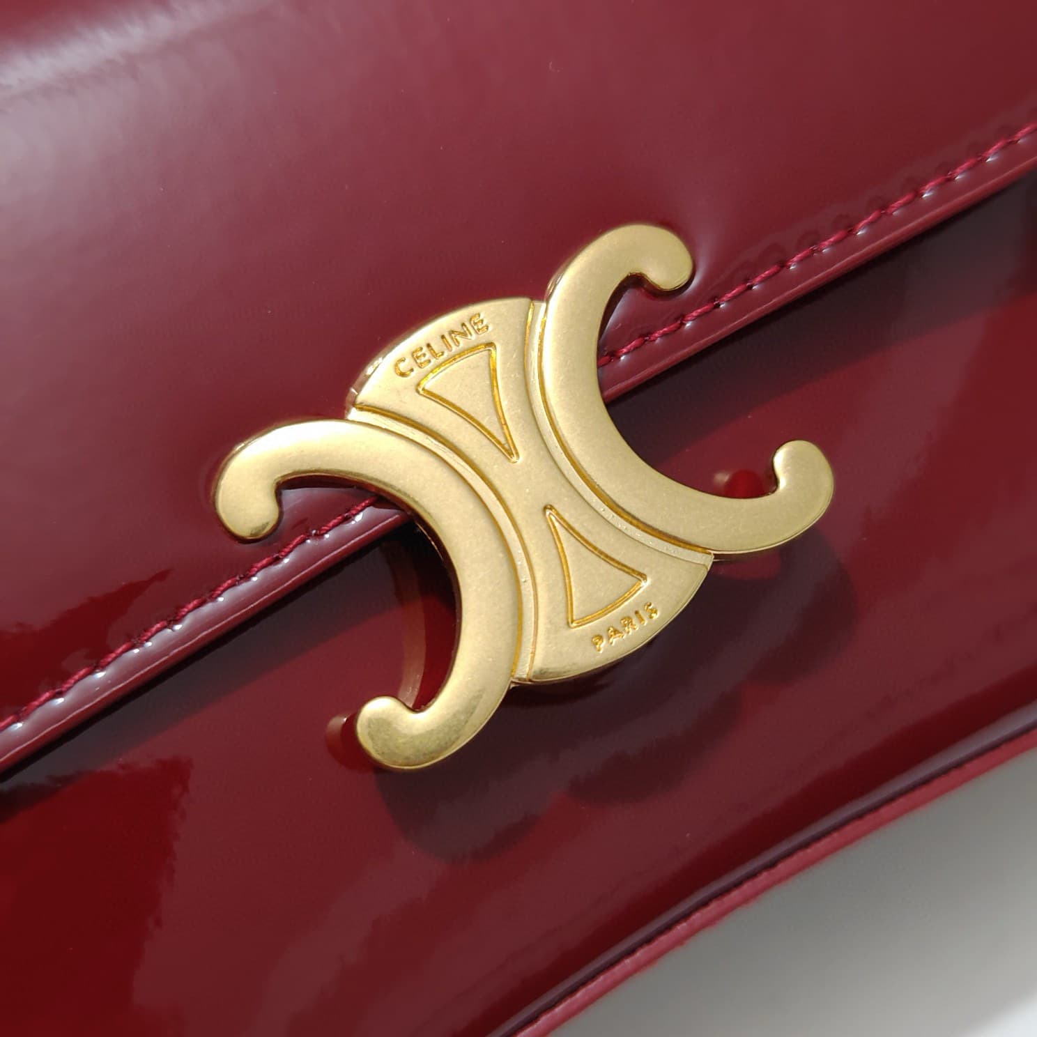 Celine Gold Crossbody Bag 6369
