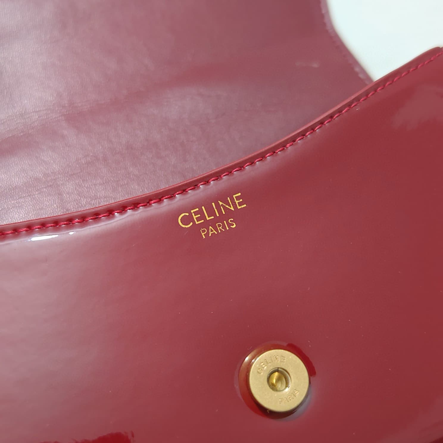 Celine Gold Crossbody Bag 6369