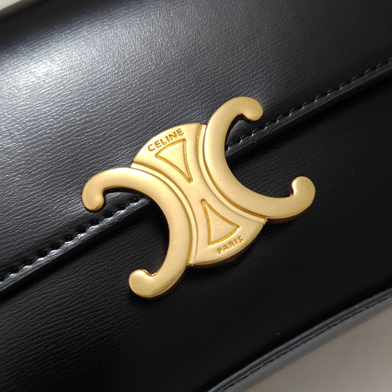 Celine Gold Crossbody Bag 6369