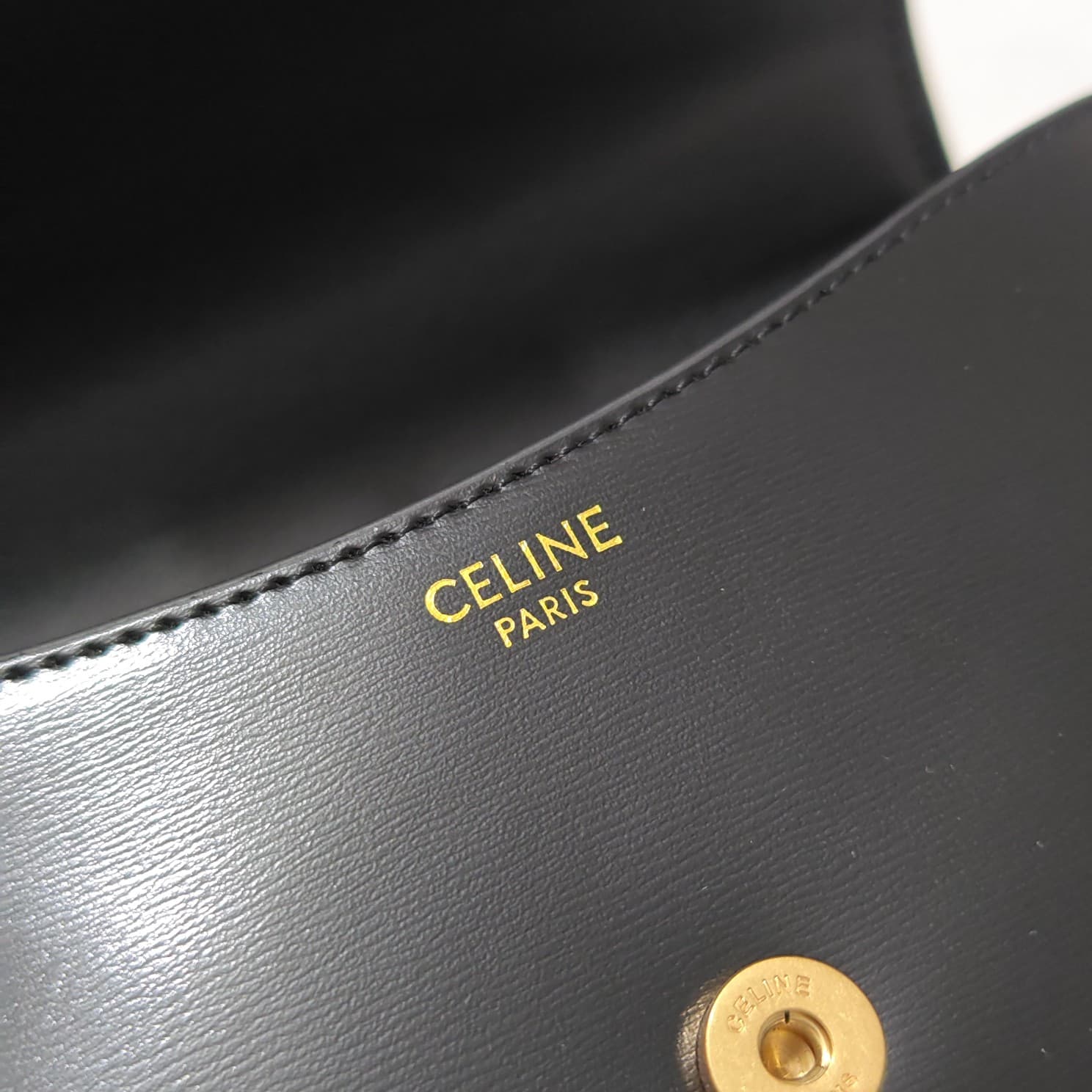Celine Gold Crossbody Bag 6369