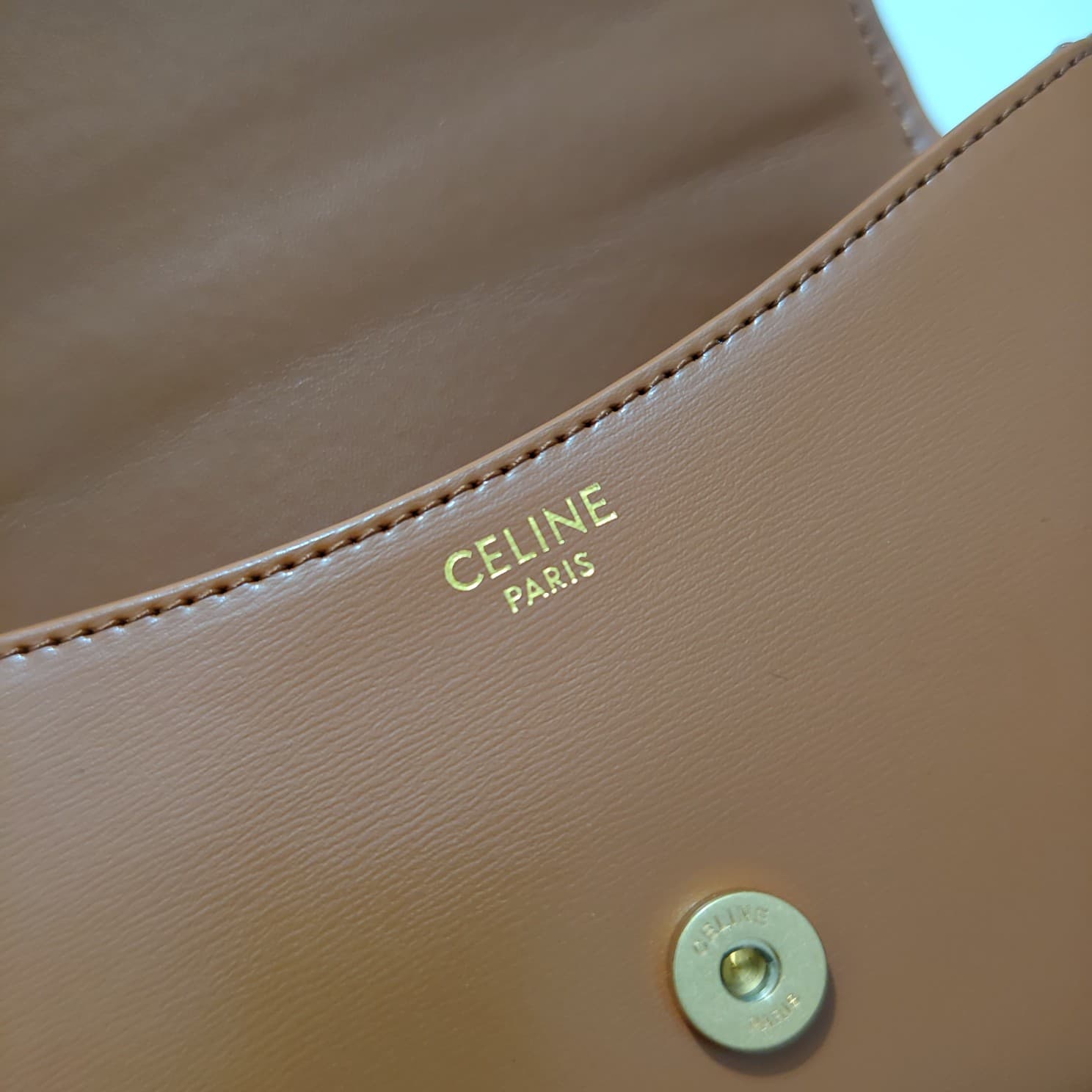 Celine Gold Crossbody Bag 6369