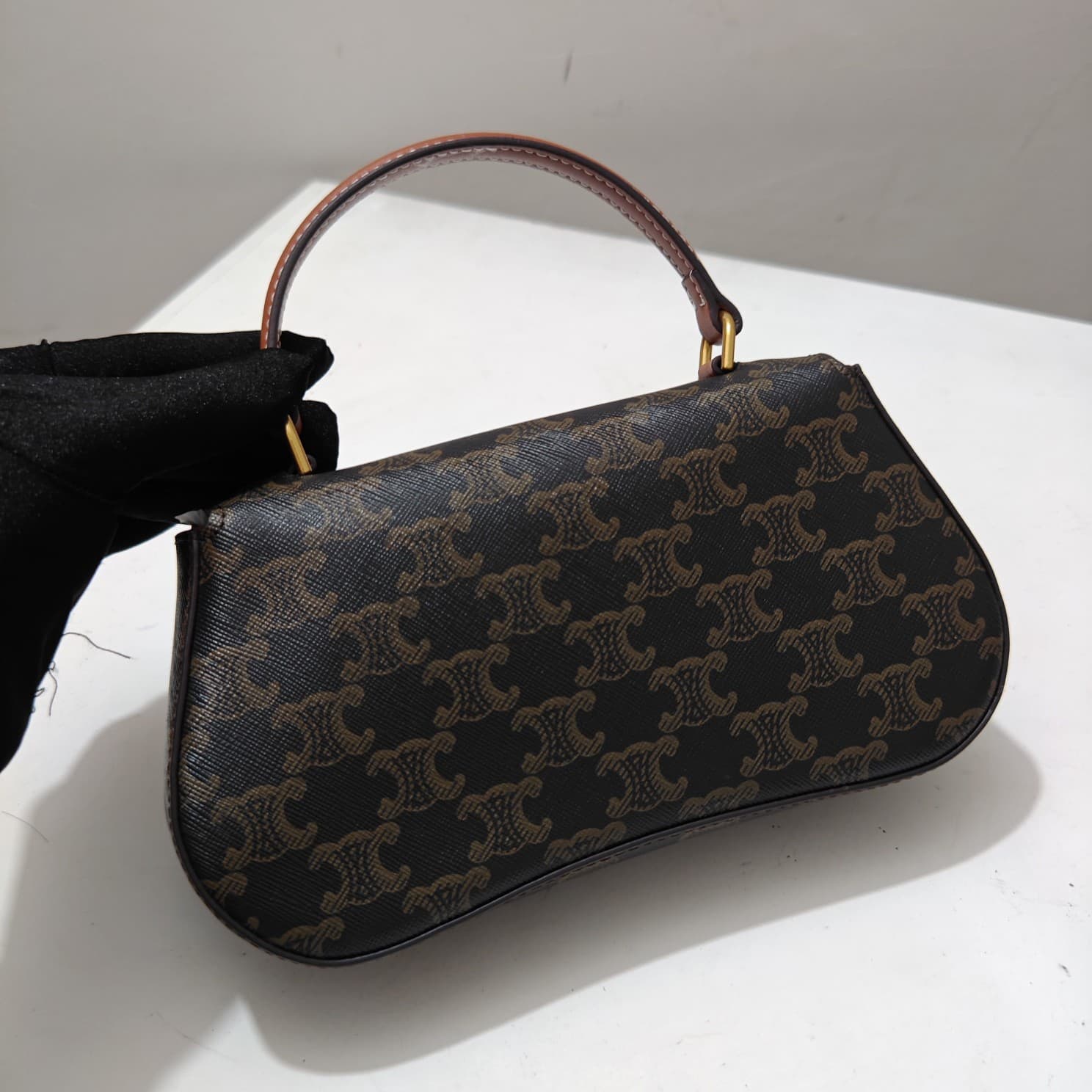 Celine Gold Crossbody Bag 6369