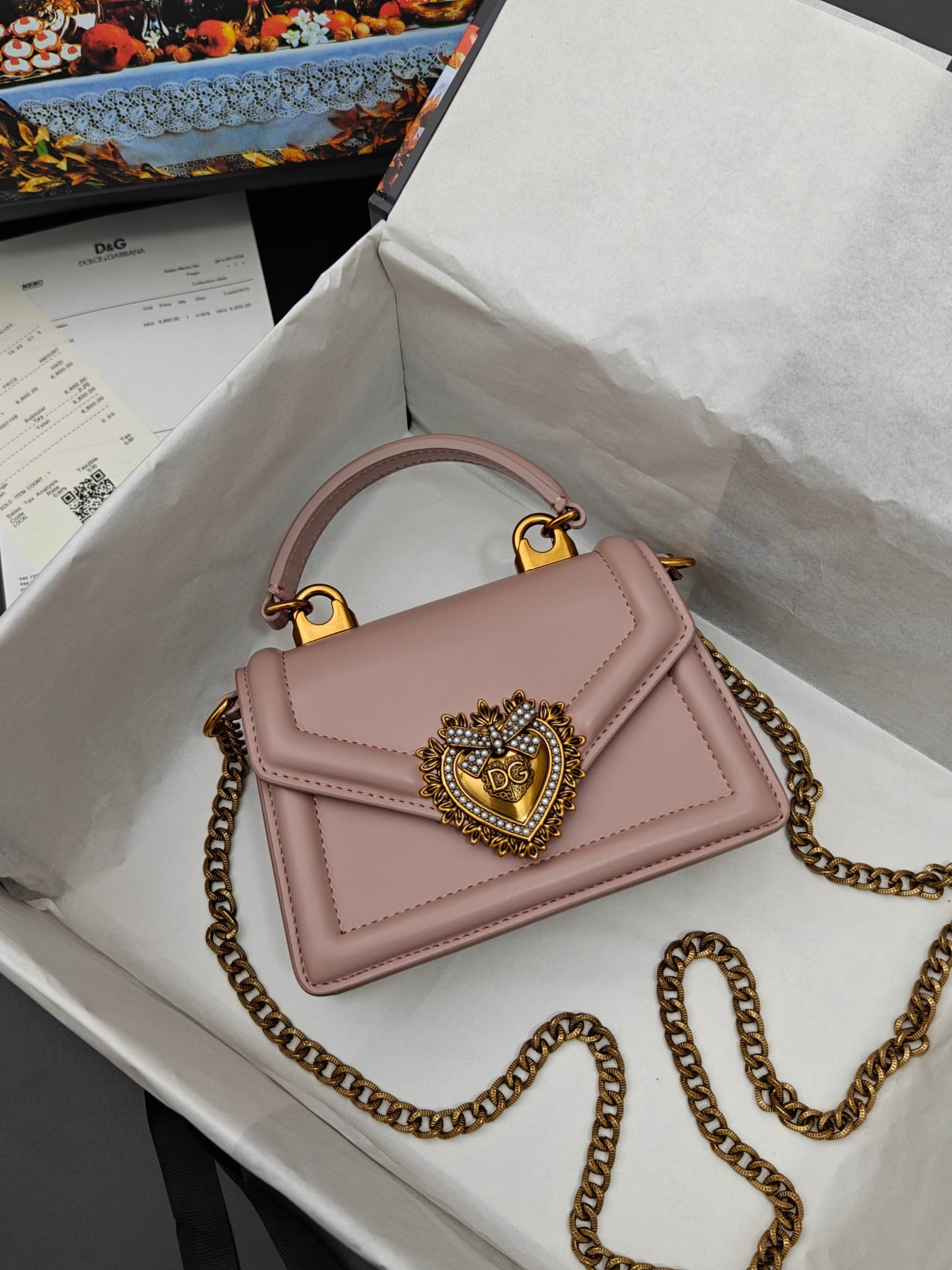 DG杜嘉班纳 Gold Crossbody Bag
