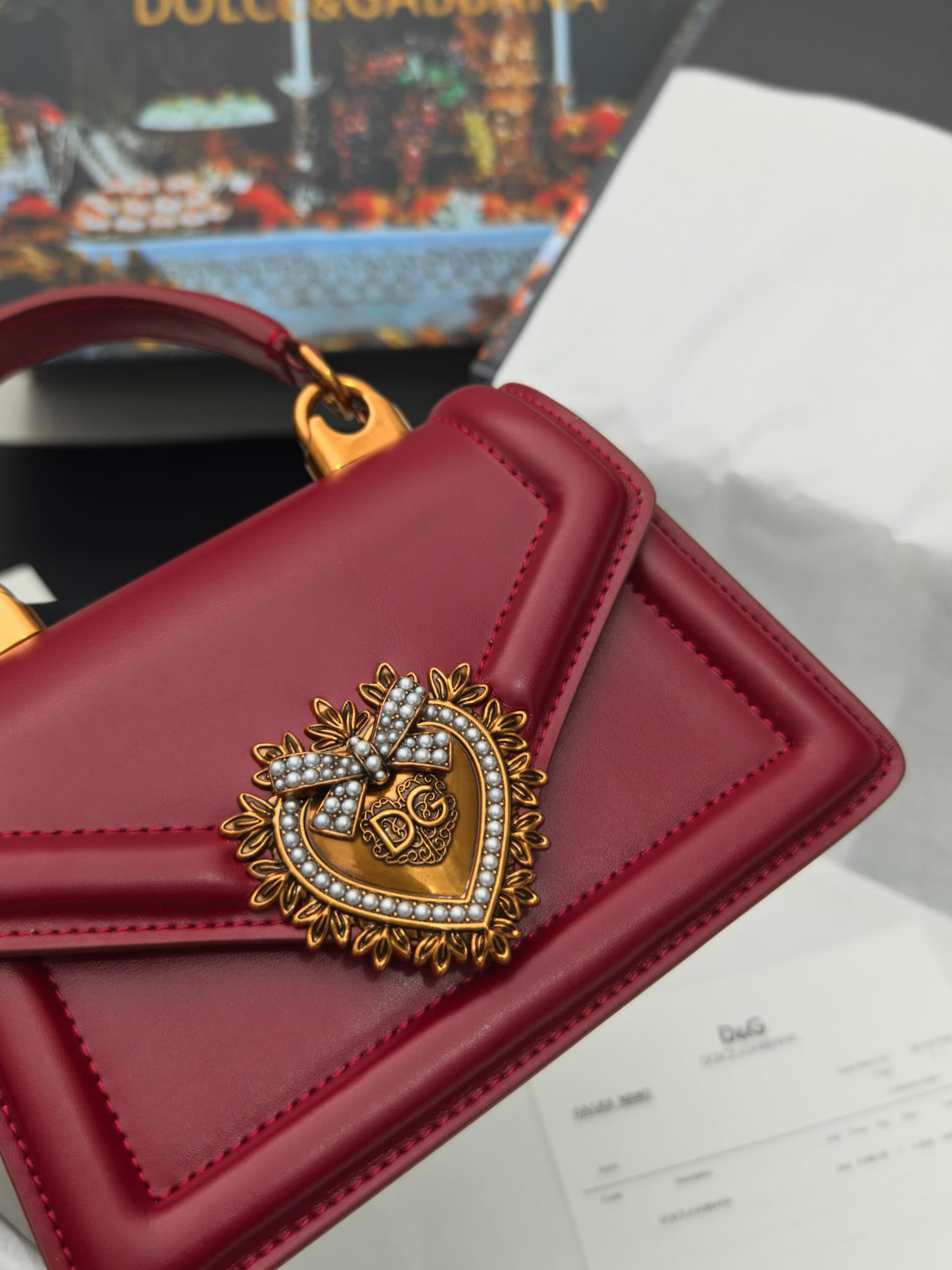 DG杜嘉班纳 Gold Crossbody Bag