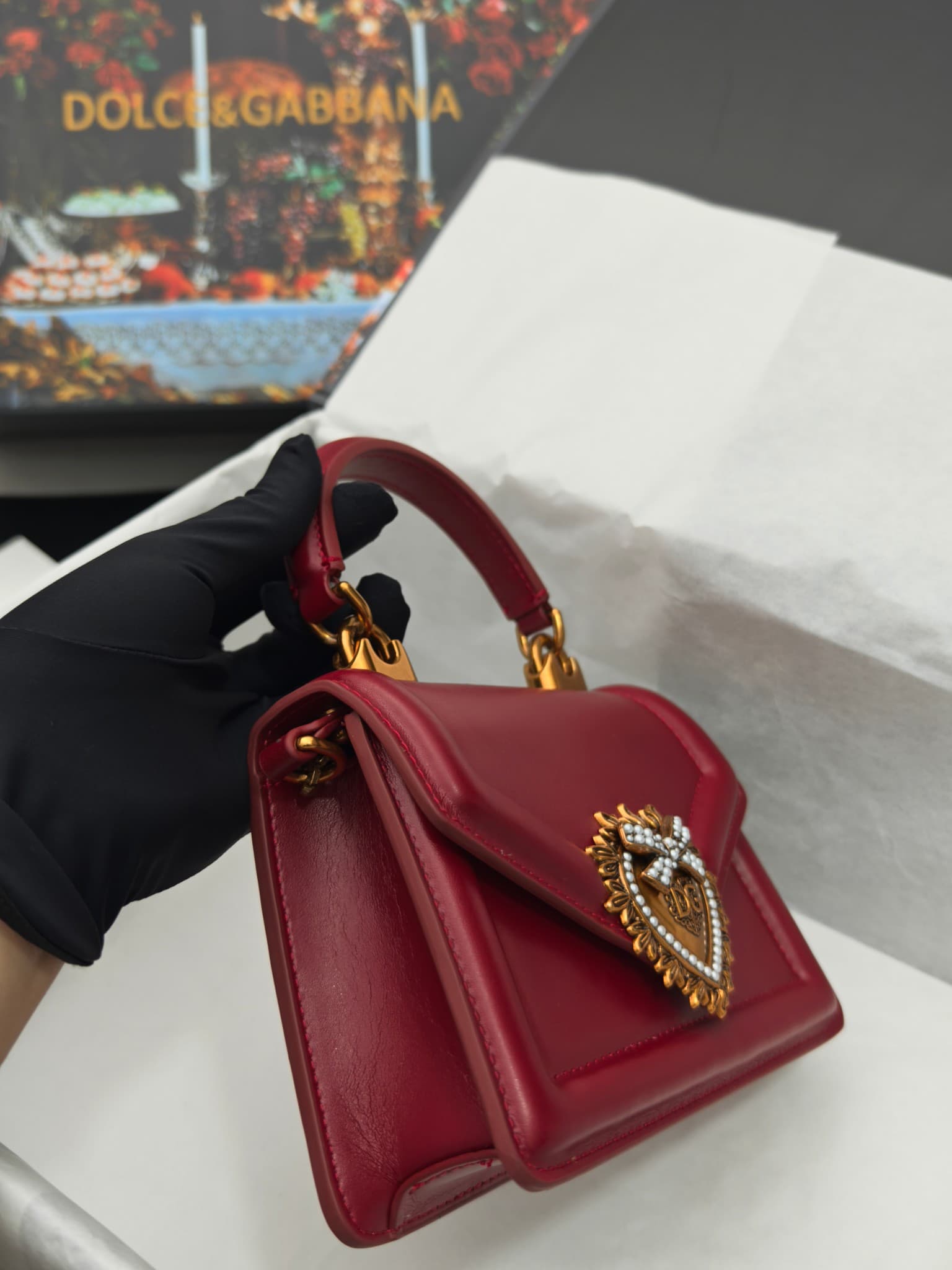 DG杜嘉班纳 Gold Crossbody Bag