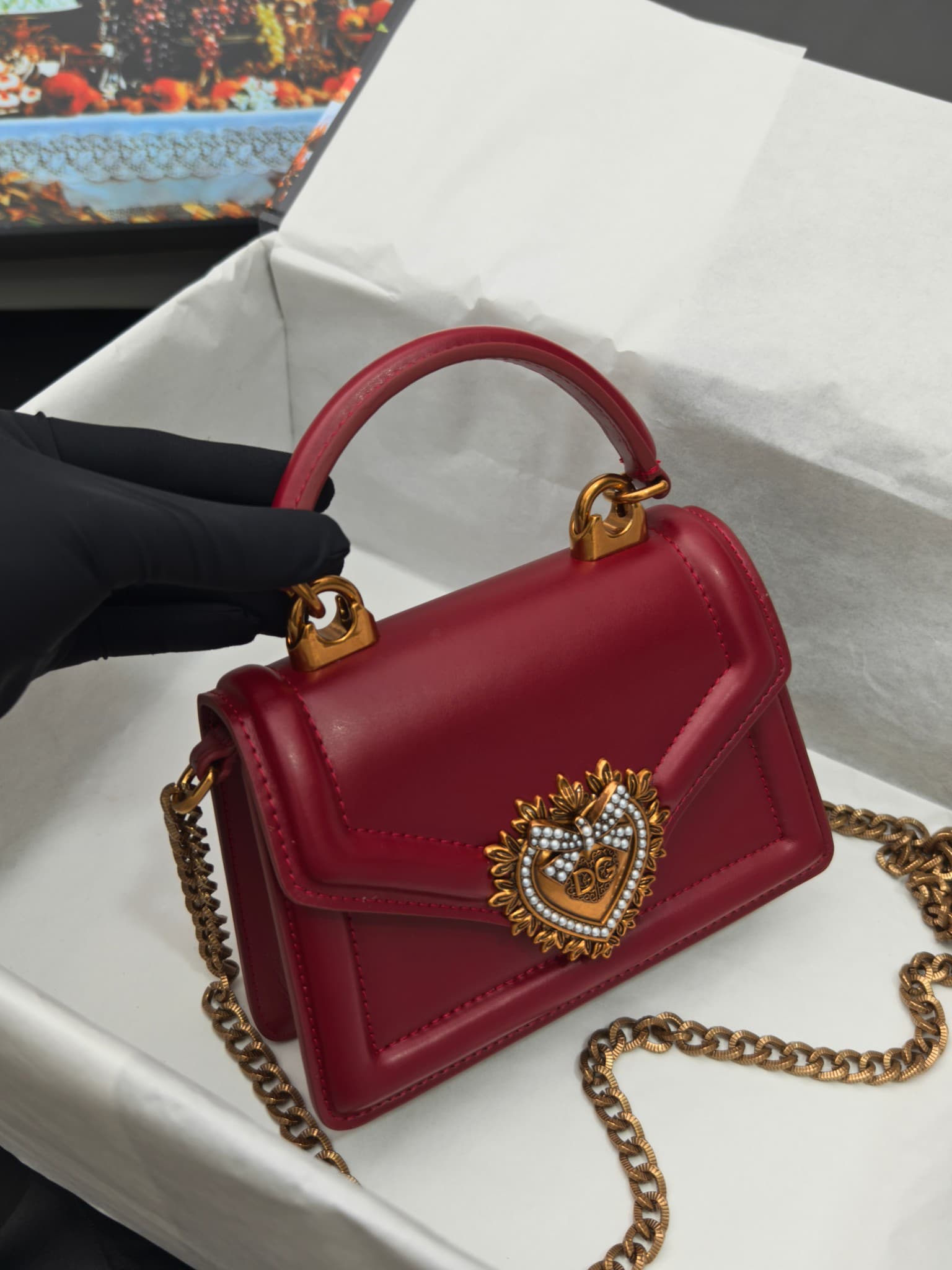 DG杜嘉班纳 Gold Crossbody Bag