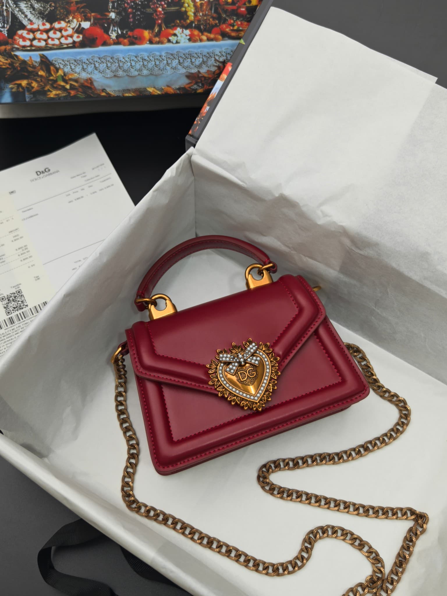 DG杜嘉班纳 Gold Crossbody Bag