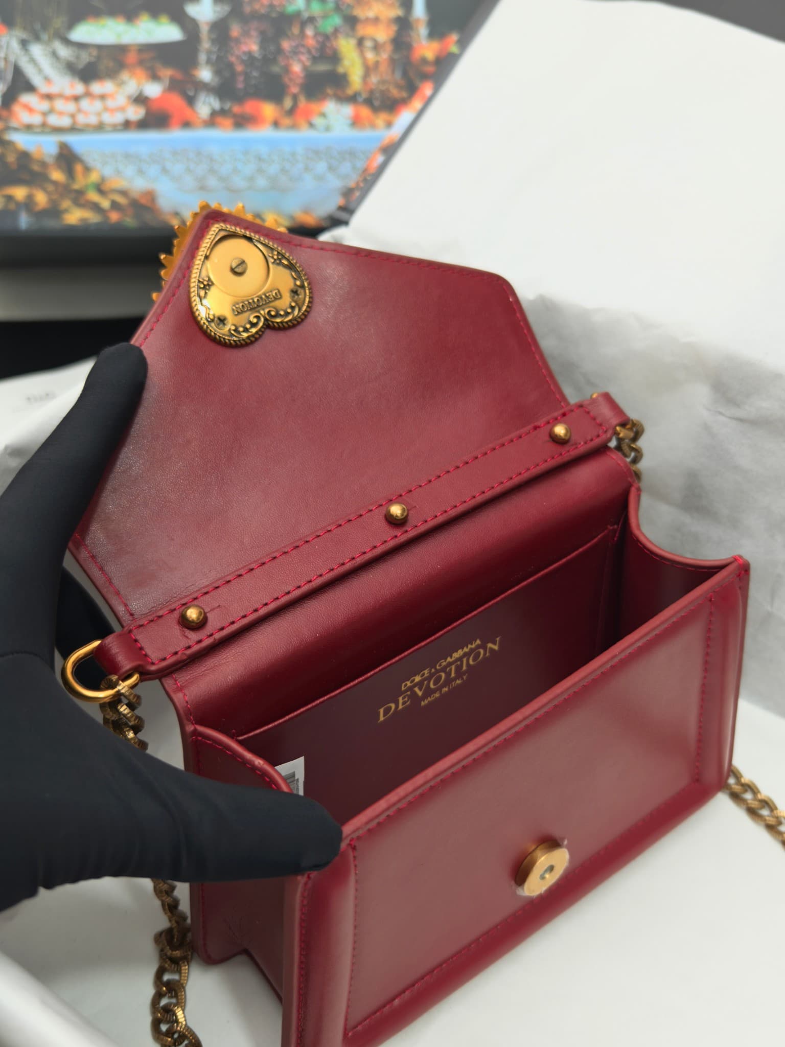DG杜嘉班纳 Gold Crossbody Bag