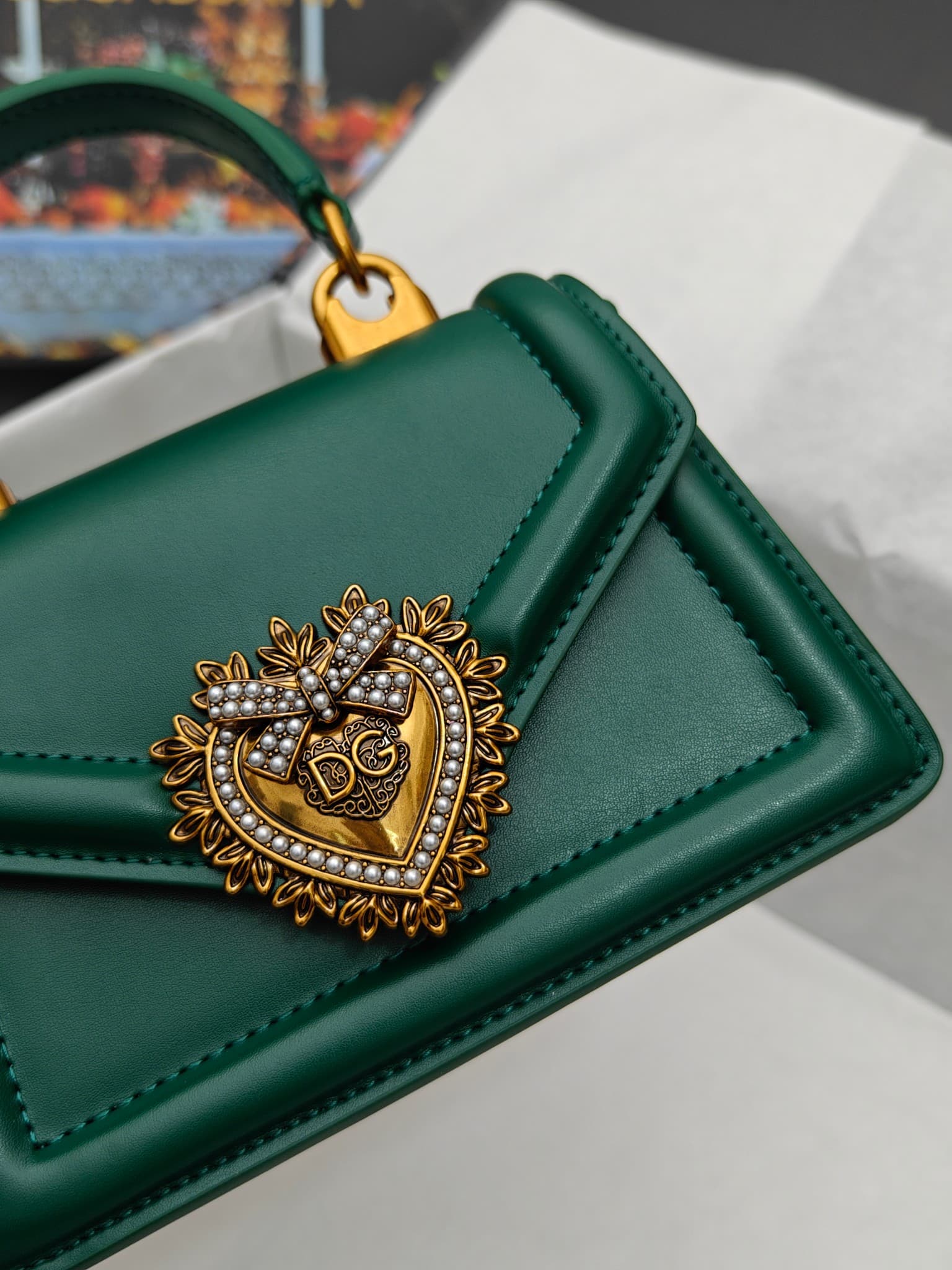 DG杜嘉班纳 Gold Crossbody Bag