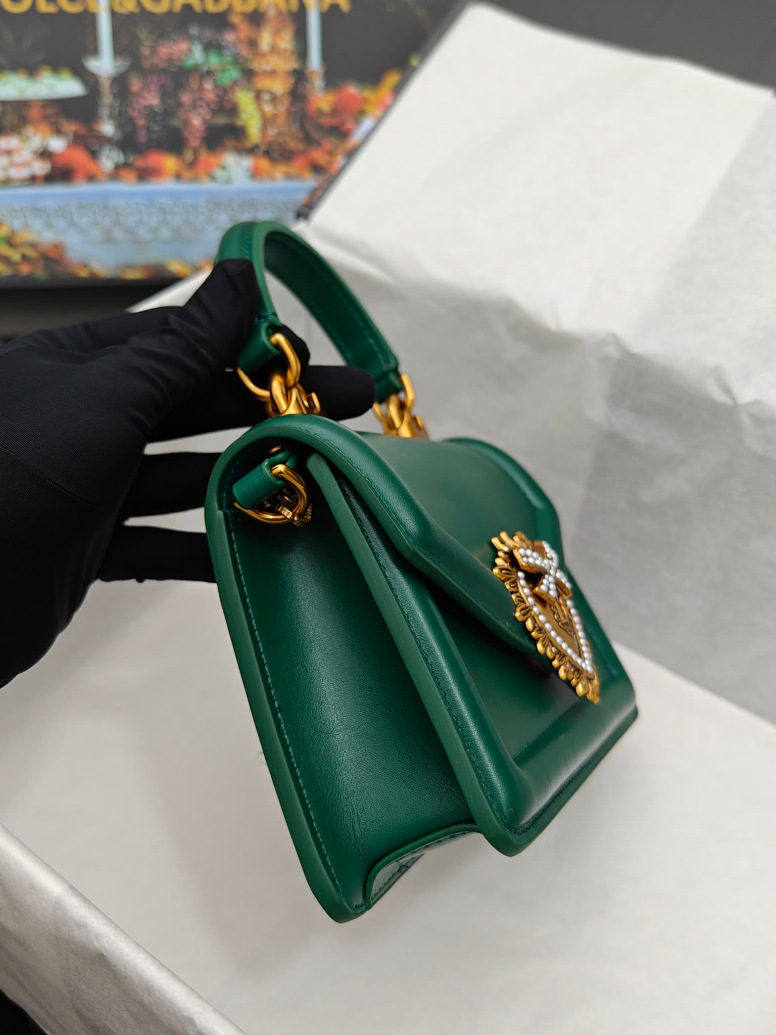 DG杜嘉班纳 Gold Crossbody Bag