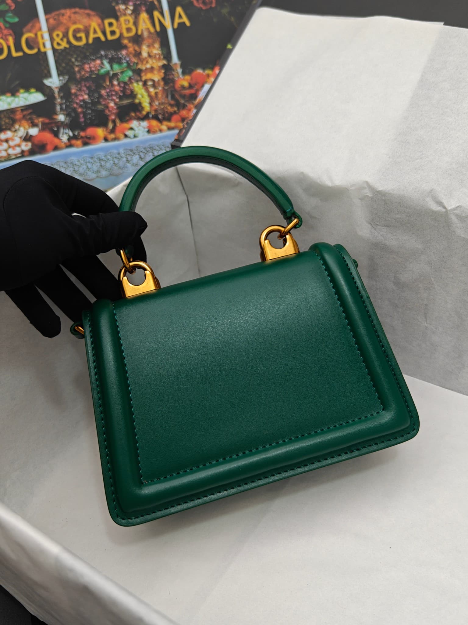 DG杜嘉班纳 Gold Crossbody Bag