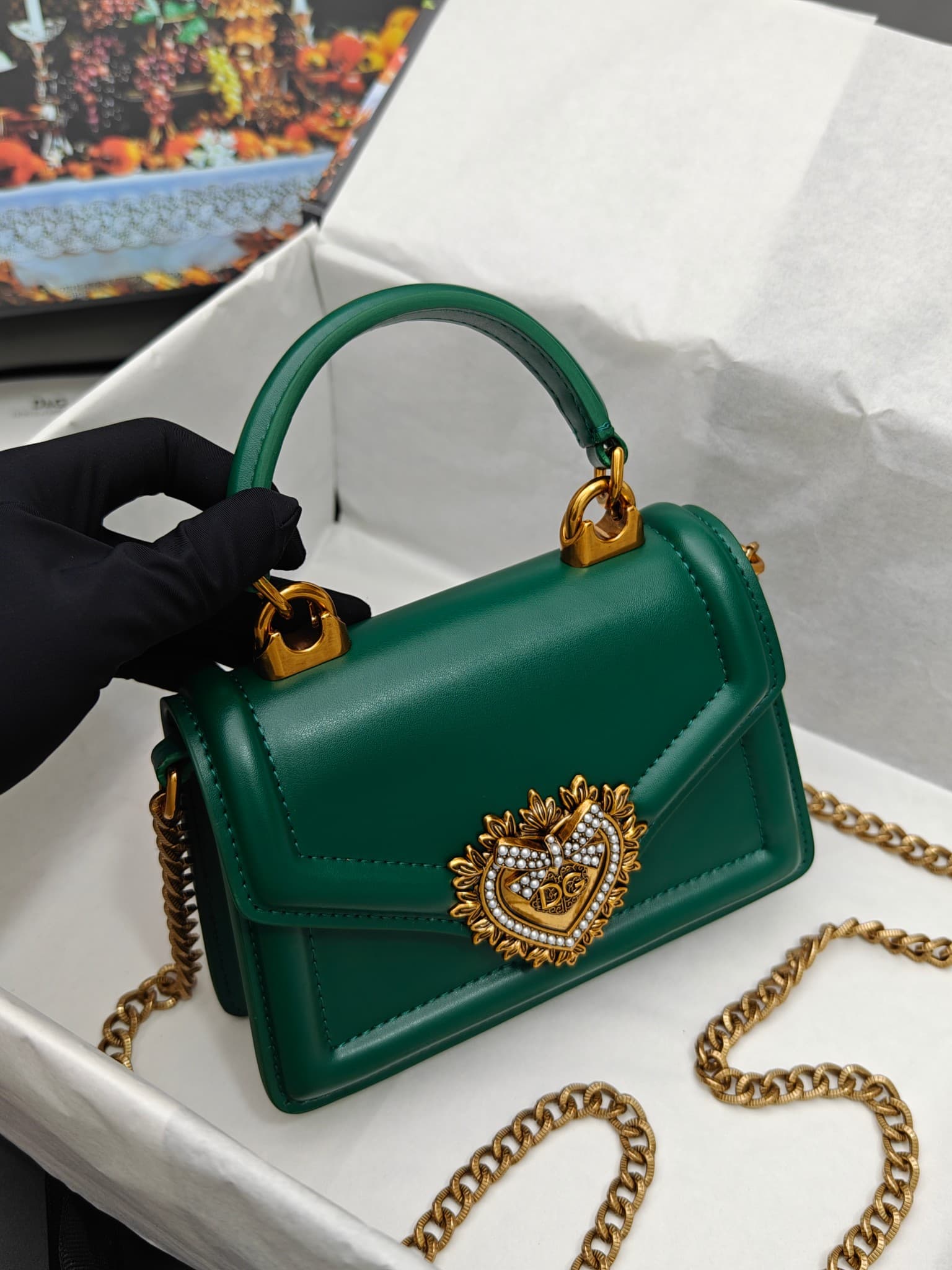 DG杜嘉班纳 Gold Crossbody Bag
